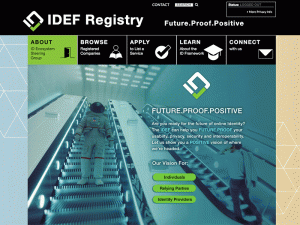 IDESG Website Screenshot 2018