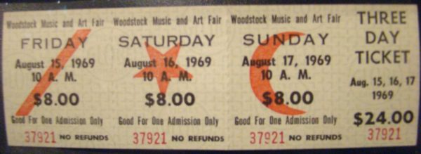 Woodstock Ticket via Wikimedia Commons https://commons.wikimedia.org/wiki/File:Woodstock_ticket.jpg