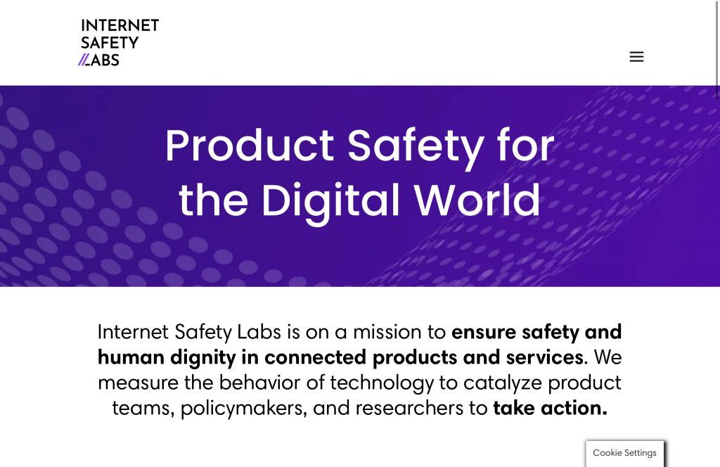 Internet Safety Labs website