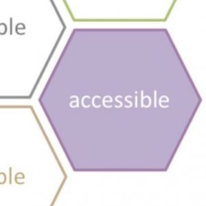 Accessibility highlighted on Peter Morville’s UX Hexagon