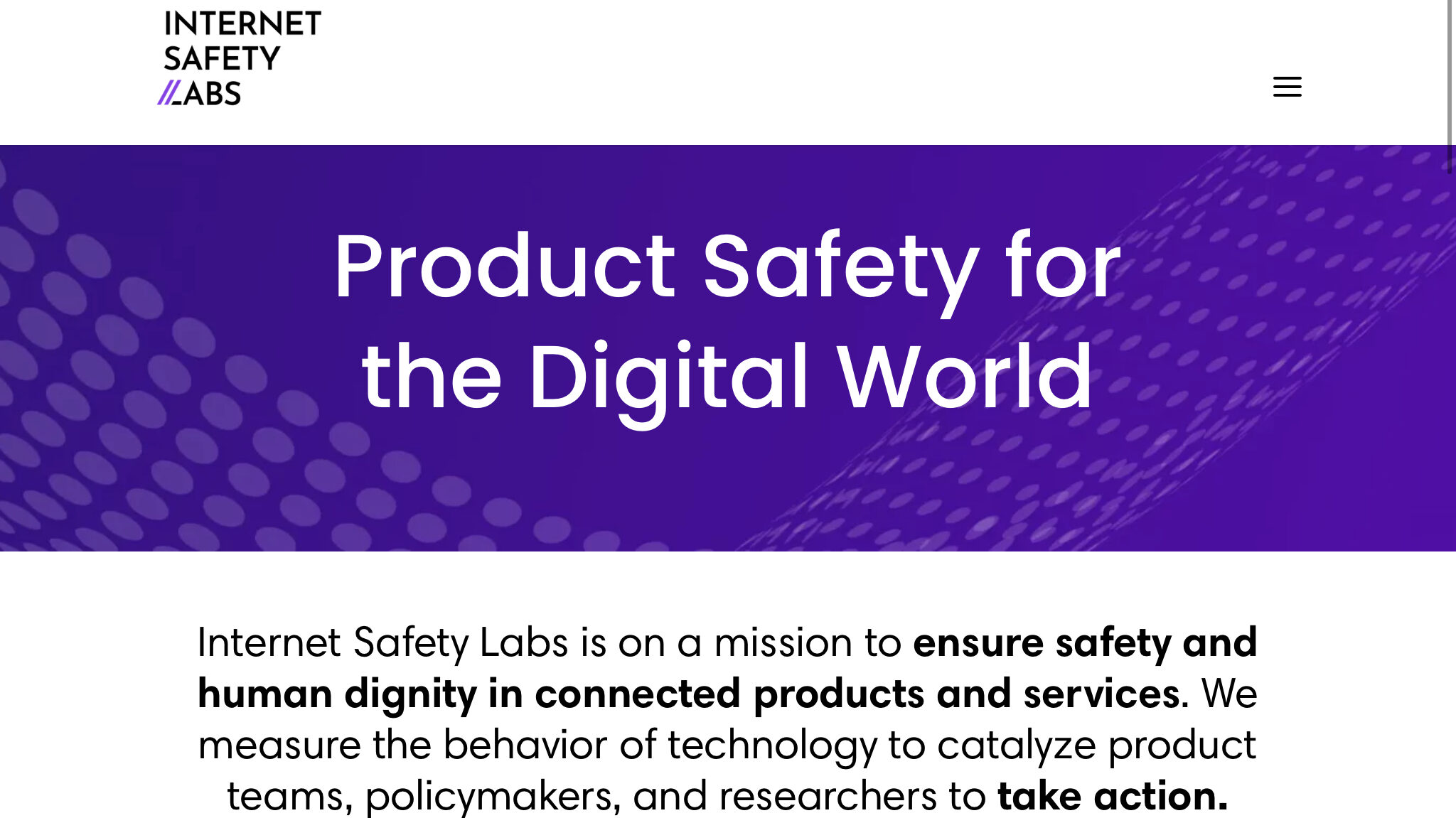Internet Safety Labs website